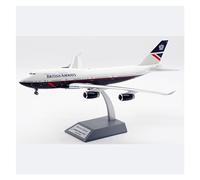 JXYAQTSOF Diecast Aeroplanes 1/200 For British Airways B747-400 G-BNLY Alloy Material Simulation Model Aircraft Souvenir Ornament