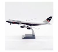 JXYAQTSOF Diecast Aeroplanes 1:200 Scale Aircraft Model Alloy For British Airways Boeing 747-400 G-BNLL Decorative Collection