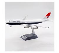 JXYAQTSOF Diecast Aeroplanes 1:200 Scale Aircraft Model Alloy For British Airways Boeing B747-400 G-CIVB 100TH Collection Display Gift