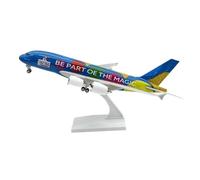 JXYAQTSOF Diecast Aeroplanes 1:240 For Airbus A380 UAE Painted Expo Air Plane Model Diecast Aircraft Resin Material Collection