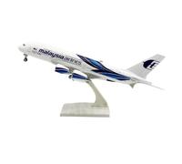 JXYAQTSOF Diecast Aeroplanes 1:240 For Malaysia Airways A380 Resin Aircraft Model With Landing Gear Aviation Enthusiasts Gifts