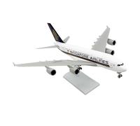 JXYAQTSOF Diecast Aeroplanes 1:240 For Singapore Airlines A380 Resin Airplane With Landing Gear Aviation Plane Replica