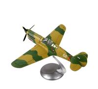 JXYAQTSOF Diecast Aeroplanes 1:32 WWII Flying Tigers Die-cast Metal P40 Fighter Resin Model Military Miniature Photography Props (with Stand) Collection Souvenirs(Beige)
