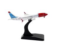 JXYAQTSOF Diecast Aeroplanes 1 400 Fit For B737 MAX8 LN-BKC Airline Alloy Diecast Airplane Model With Base Landing Gear Plane
