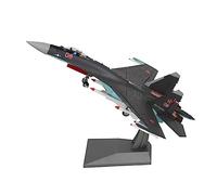 JXYAQTSOF Diecast Aeroplanes 1:48 For Su 35 Fighter Metal Die Cast Simulation Alloy Passenger Aircraft Model Desktop Decoration Gift(A)