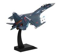 JXYAQTSOF Diecast Aeroplanes 1:48 For Su 35 Fighter Metal Die Cast Simulation Alloy Passenger Aircraft Model Desktop Decoration Gift(B)