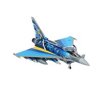 JXYAQTSOF Diecast Aeroplanes 1:72 Fit For Typhoon EF-2000 Fighter Blue Aircraft Alloy Diecast Model Adult Fans Gift Souvenir(Without base)