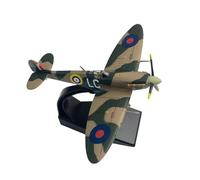JXYAQTSOF Diecast Aeroplanes 1:72 For British Spitfire Fighter Plane Diecast Airplane Aircraft Ornament Model Boy Birthday Toy Gift