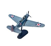 JXYAQTSOF Diecast Aeroplanes 1/72 For Classic Metal SBD Dreadnought Bomber TBD Ravager Torpedo Attack Aircraft Alloy Static Model Replica Military Aircraft Collector Display Gift