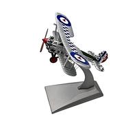 JXYAQTSOF Diecast Aeroplanes 1 72 For Fighter Model German Fokker Military Plane Replica WWII Plane Boy Collectible Toy(Bristol Bulldog)