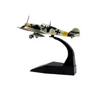 JXYAQTSOF Diecast Aeroplanes 1:72 For German Fighter War Thunder BF109 Diecast Alloy Military Missile Bomber Model Collect Gifts(BF109-A)