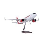 JXYAQTSOF Diecast Aeroplanes 1:80 For Columbia Airlines A320neo Simulation Aircraft Model Airliner Static Alloy Ornament(With light)