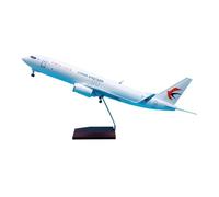 JXYAQTSOF Diecast Aeroplanes 1:85 47cm Die Cast Model For Boeing B737-800 China Eastern Aircraft Model With Wheels LED Light Aircraft