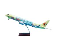 JXYAQTSOF Diecast Aeroplanes 1:85 LED Light Aircraft With Wheels For Boeing B737-800 China Eastern Aircraft Model Collection 47cm