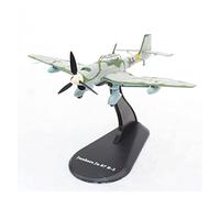 JXYAQTSOF Diecast Aeroplanes Die Cast Military Airplane Model 1:100 Fit For Ju 87B Stuka Dive Bomber Army Airplane Model Toy Collector Gift