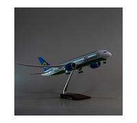 JXYAQTSOF Diecast Aeroplanes Fit For Scale Model Airplane Toy B787 Dreamliner With Lights And Wheels Die-Cast Resin Series 1/130(B)