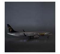 JXYAQTSOF Diecast Aeroplanes Scale Die Cast Model Fit For Boeing 737 Resin Airplane 1/85 Airbus With Lights And Wheels Aircraft Collection(B)