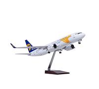 JXYAQTSOF Diecast Aeroplanes Scale Die Cast Model Fit For Boeing 737 Resin Airplane 1/85 Airbus With Lights And Wheels Aircraft Collection(A)