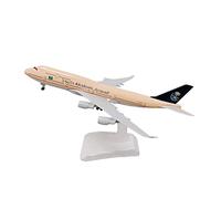 JXYAQTSOF Fit For Air Saudi Arabian Boeing B747-400 Diecast Alloy Aircraft Model Collectible Decoration(20cm)