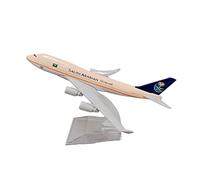 JXYAQTSOF Fit For Air Saudi Arabian Boeing B747-400 Diecast Alloy Aircraft Model Collectible Decoration(16cm)