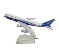 JXYAQTSOF For Boeing 747 Aircraft Diecast Metal 1/400 Scale Miniature Aircraft Model A380 Model Aircraft(B747)