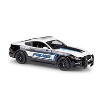 JXYAQTSOF For Ford Mustang GT Police Car Alloy Retro Vintage Car Model Decoration Collection Gift 1 18