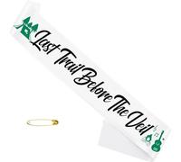 JXYCBZYing Last Trail Before The Veil Bachelorette Sash, Mountain Bridal Shower/ Hiking Camp Bride to Be Sash for Bachelorette Wedding Engagement Party Supplies Decorations, Ideas, Gifts, Favors