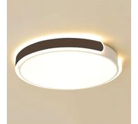 JXYDJH 24W LED Hallway Light, Modern Flush Mount Ceiling Light, White Acrylic Circle Close to Ceiling Lights for Master Bedroom (Cool White Dimmable) for Dining Room Kitchen Balcony Aisle Lamp