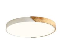 JXYDJH Minimalist White Ceiling Lights Dimmable LED Ceiling Light 1-Pack Flush Mount Circle Close to Ceiling Lighting Fixtures Living Room Warm Lighting for Living Room, Bedroom, Balcony Hallway