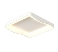 JXYDJH Modern LED Flush Mount Ceiling Lights Square Acrylic Lamp Shade 3CCT Dimming for Kitchen LED Ceiling Lamp Minimalist White Shade for Laundry Room Living Room Entryway Hallway & 20.4 in