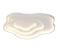 JXYDJH Modern Matte Black LED Flush Mount Ceiling Light Minimalist Foyer Close to Ceiling Lamp Unique Design Modern Schoolhouse LED Ceiling Light for Bedroom Dining Room Office Kitchen 1-Pack