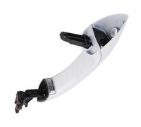 JXYFFS Exterior Door Handle Cover 4PCS White Outer Outside Exterior Keyless Go Door Handle Set for B&MW 5 7 Series F07 F10 F11 F12 F13 F01 F02 51217231931(Rear Left Side)