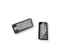 JXYFFS LED Number Plate Light 2PCS License Plate Light For A3 S3 A4 B6 B7 A6 C6 4F Q7 RS4 6000K Super White Number Lamp Error