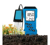 JXYQ Digital Soil Meter for Nitrogen, Phosphorus, Potassium Testing - High Accuracy PH, Moisture, and Nutrient Conductivity Meter for Soil Fertility Assessment