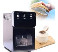 JXYQ Electric Coconut Hole Opener, Fully Automatic with Safe Workroom, Fast Cutting in 20 Seconds, Adjustable Opening Diameter
