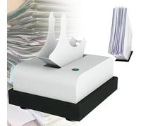 JXYQ Electric Paper Sorting Machine,20W Single Blower Automatic Paper Shaking Machine,Remove Paper Static Electricity Paper Binding Machine Paper Organizer for A4/A5/A6 Paper