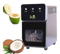JXYQ Fully Automatic Electric Coconut Opening Machine, 20-Second Fast Cutting, Adjustable Opening Diameter, for Stalls, Fruit Shops, and Supermarkets