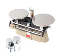 JXYQ Lab Analytical Double Pan Mechanical Scales with 4 Weights, 0.1-2000g Range, Precision Balance for Educational and Research Laboratories