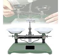 JXYQ Miniature Balance Scale, Laboratory Triple Beam Balance Beam Scale, High Precision Mechanical Tray Chemical Balance, with Weight Kit&Tweezers, Scale Clear, Accurate Data, for Physical Experiment