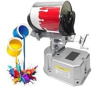 JXYQ Pneumatic Paint Shaker, Air Operated Paint Mixer for 1-5L Containers, Quickly Mix Paints and Inks, 0-500 RPM, 15min per Barrel, 30° Oscillation Lab Shaker Machine