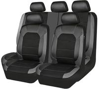 JXZHENG 5 Pcs Universal Car Seat Covers for Isuzu D-Max (2020), Comfortable Breathable Durable Auto Seat Protectors,B