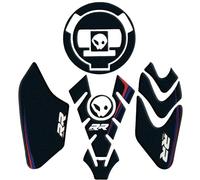 JXZQQBMD Carbon Fiber Motorcycle Fuel Gas Tank Cap Sticker Pad Anti Slip Traction Decal For BMW S1000RR S1000 RR HP4 Tank Cover Protector