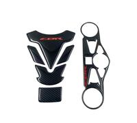 JXZQQBMD For HONDA CBR1000RR CBR 1000RR 2008-2011 Motorcycle Carbon Fiber Decal Sticker Pad Triple Tree Top Clamp Upper Front Protector