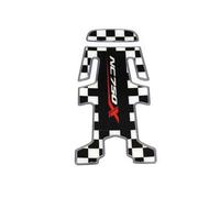 JXZQQBMD for Honda NC750X X-ADV 750 Tankpad Sticker Fishbone 3D Tank pad Stickers Oil Gas Protector Cover Decoration Motorcycle