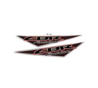 JXZQQBMD Motorcycle Chrome CBR HRC Decal Fuel Tank Cap Cover Sticker Pad For CBR600RR CBR1000RR REPSOL CBR900 CBR929 CBR954 CBR250