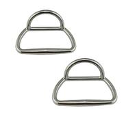 JY-MARINE 316 Stainless Steel Traction Ring,Inflatable Boat Towing Ring, Horse Hoof Ring,Inflatable Boat Fixed Handle Hull Handle,2 Pieces