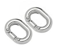 JY-MARINE Chain Link Stainless Steel 316 Chain Connecting Link Marine Grade Connector (5mm,2pieces)