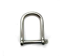 JY-MARINE Stainless Steel 316 Anchor Wide D Shackle Marine Grade,Choose Size 5mm,6mm,8mm,10mm,12mm (10mm)