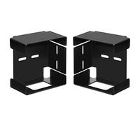 JY Performance Pair Square Trailer Tail Light Mounting Box Left Right Bracket Guard Cover Heavy Duty Steel for Trailers Under 80" Boat Truck Marine Camper RV
