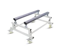 JY PERFORMANCE Watercraft PWC Dolly Boat Jet Ski Stand Storage Trailer Cart Dock Slipway Cart Adjustable Bunks W/ 4 Casters and 2 Brakes Carpeted to Prevent Scratch 1000lb Capacity